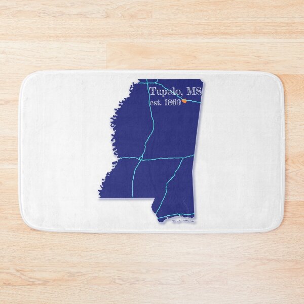 Item preview, Tupelo, MS [Blue] designed and sold by PhilbonianDezin.