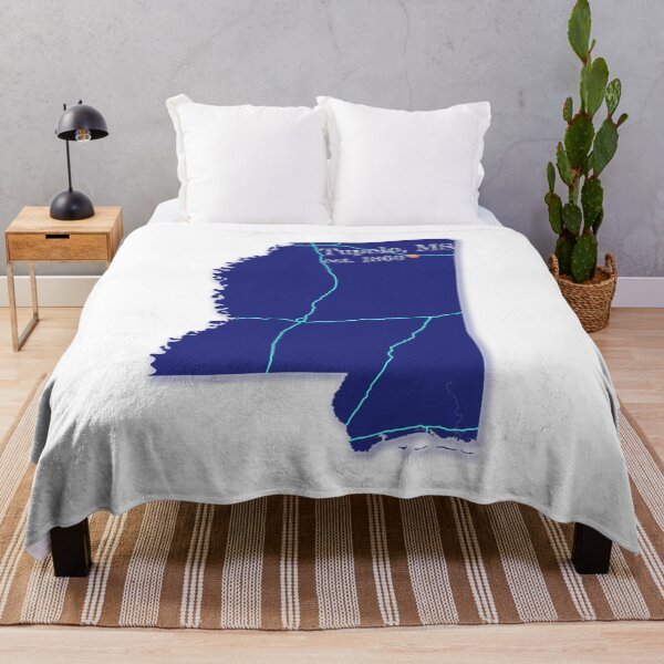 Item preview, Tupelo, MS [Blue] designed and sold by PhilbonianDezin.