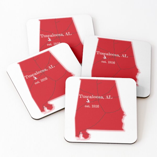 Item preview, Tuscaloosa, AL [Red] designed and sold by PhilbonianDezin.