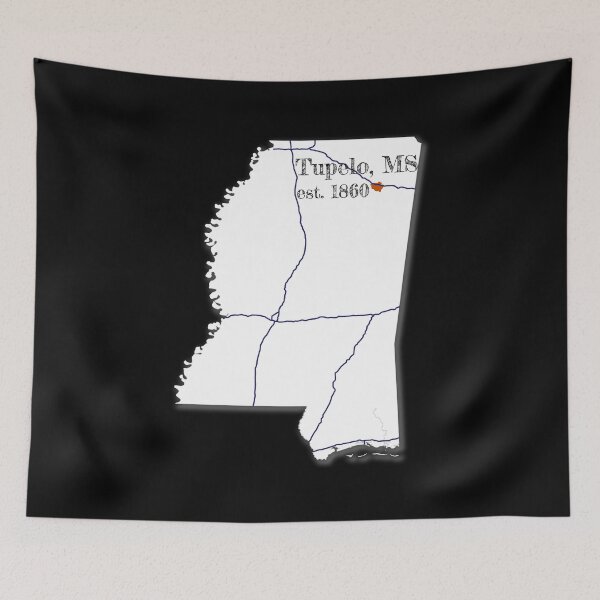 Item preview, Tupelo, MS [White] designed and sold by PhilbonianDezin.