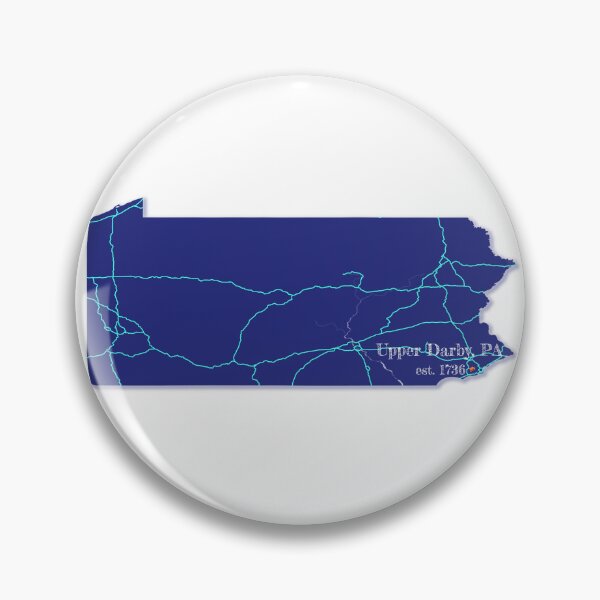 Item preview, Upper Darby, PA [Blue] designed and sold by PhilbonianDezin.