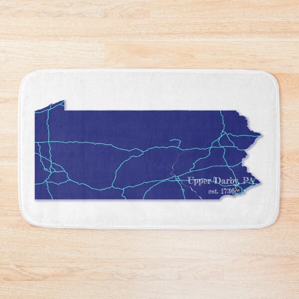 Item preview, Upper Darby, PA [Blue] designed and sold by PhilbonianDezin.