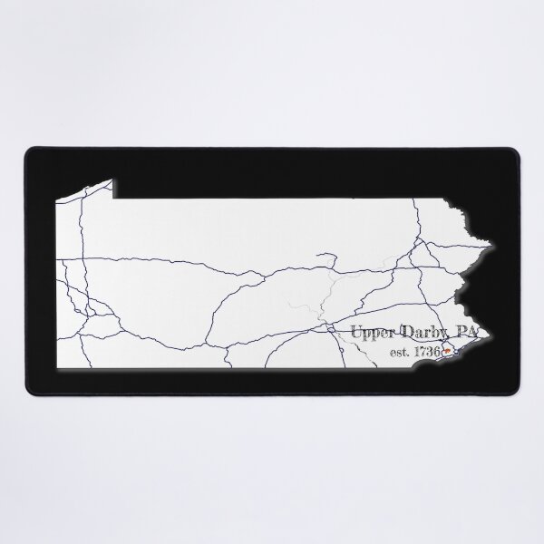 Item preview, Upper Darby, PA [White] designed and sold by PhilbonianDezin.