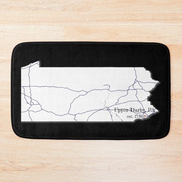 Item preview, Upper Darby, PA [White] designed and sold by PhilbonianDezin.