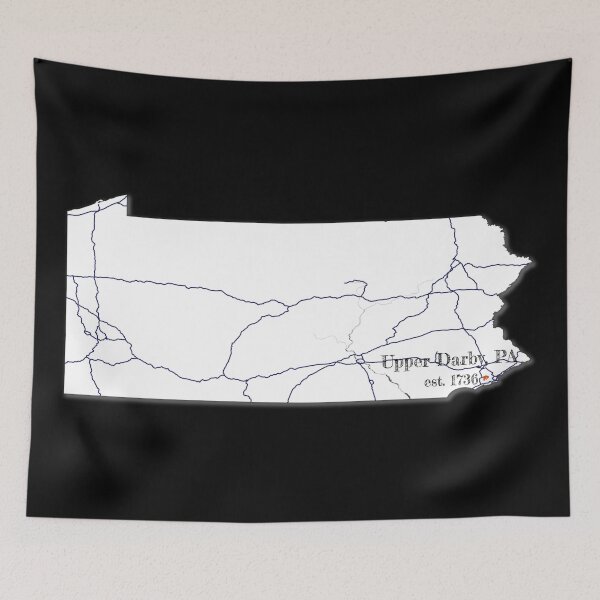 Item preview, Upper Darby, PA [White] designed and sold by PhilbonianDezin.