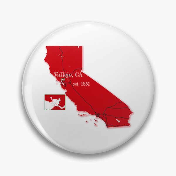 Item preview, Vallejo, CA [Red] designed and sold by PhilbonianDezin.