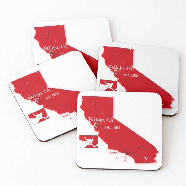 Item preview, Vallejo, CA [Red] designed and sold by PhilbonianDezin.