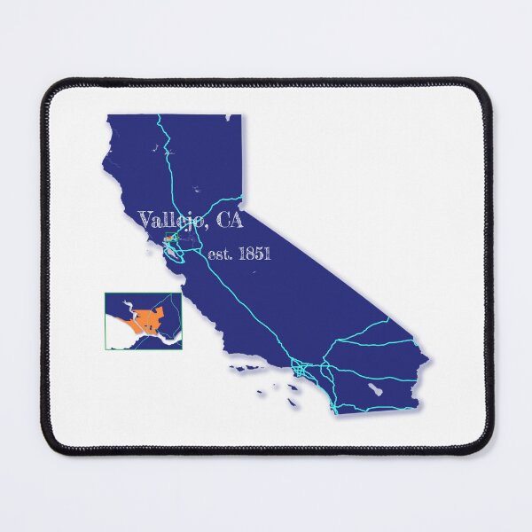 Item preview, Vallejo, CA [Blue] designed and sold by PhilbonianDezin.