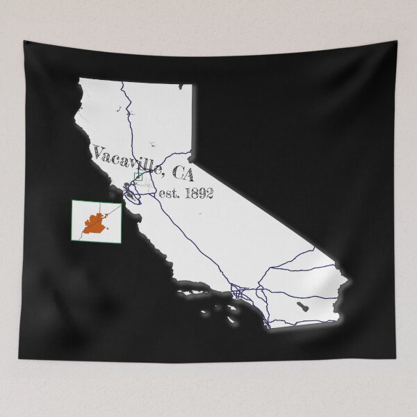 Item preview, Vacaville, CA [White] designed and sold by PhilbonianDezin.