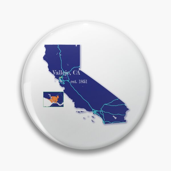 Item preview, Vallejo, CA [Blue] designed and sold by PhilbonianDezin.