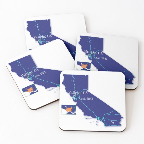 Item preview, Vallejo, CA [Blue] designed and sold by PhilbonianDezin.