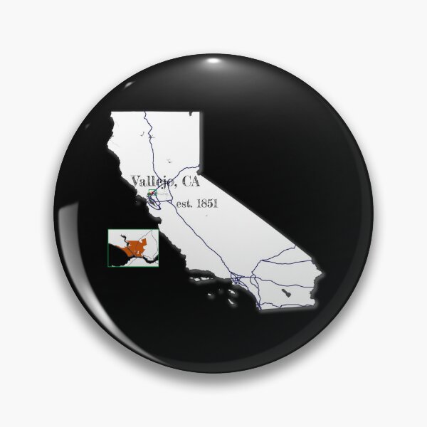 Item preview, Vallejo, CA [White] designed and sold by PhilbonianDezin.
