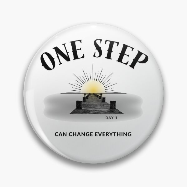 Item preview, One Step Can Change Everything – Minimal Design designed and sold by Inmortal Mode.