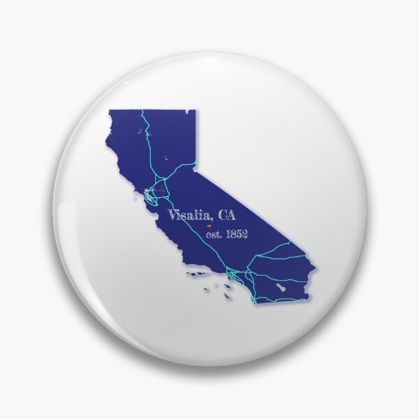 Item preview, Visalia, CA [Blue] designed and sold by PhilbonianDezin.