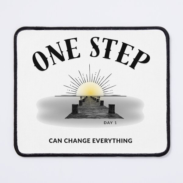 Item preview, One Step Can Change Everything – Minimal Design designed and sold by Inmortal Mode.
