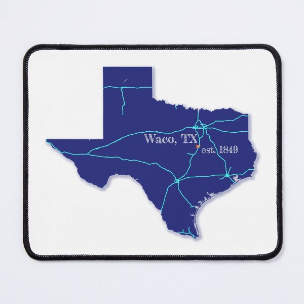 Item preview, Waco, TX [Blue] designed and sold by PhilbonianDezin.