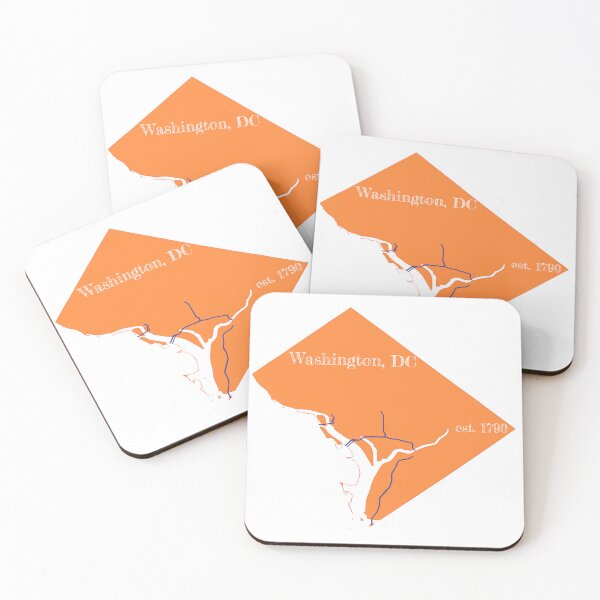 Item preview, Washington, DC [Orange] designed and sold by PhilbonianDezin.