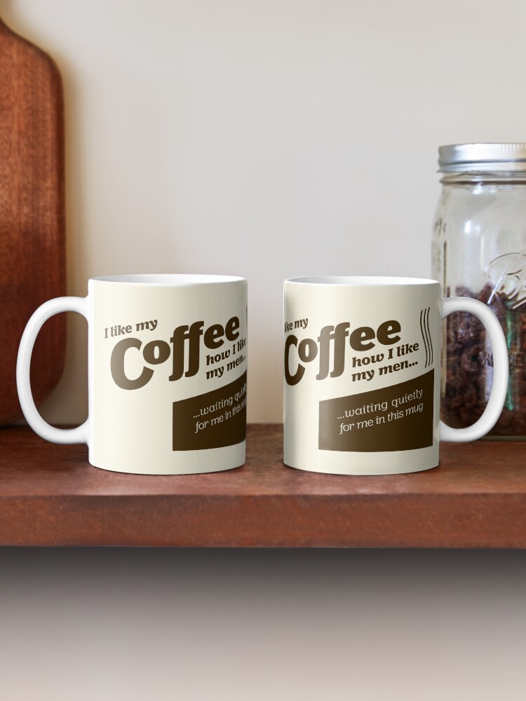 Alternate view of I like my coffee... Coffee Mug
