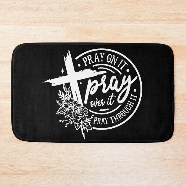 Item preview, Pray On It Pray Over It Pray Through It | Inspirational Christian Quote | Faith-Based Gifts & Apparel designed and sold by Hope & Light Designs.