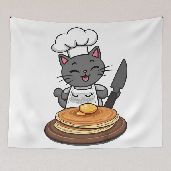 Item preview, Cooking Gray Tabby Cat Chef designed and sold by Uglyandcute.