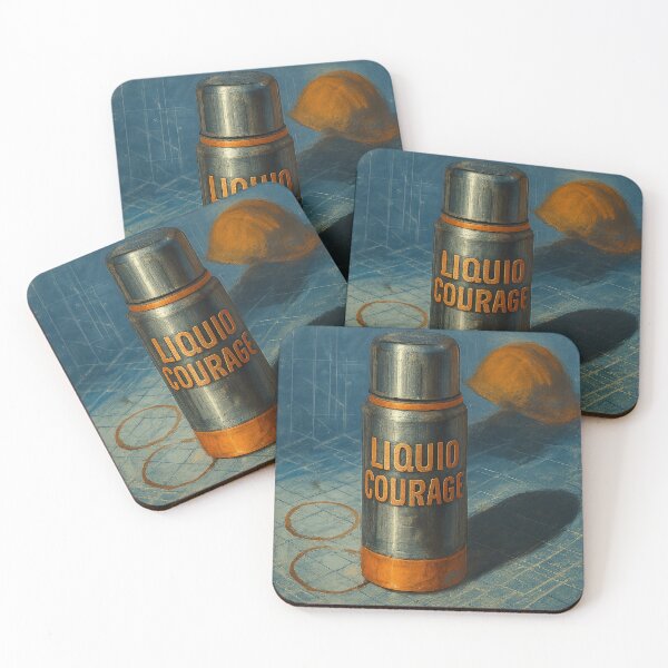 Item preview, Building America on Caffeine - Construction Core Thermals designed and sold by TONSNAP.