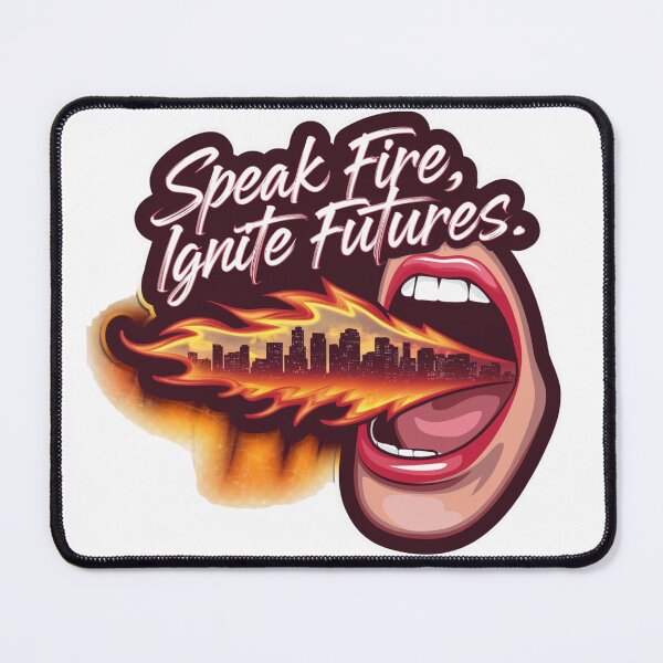 Item preview, Speak Fire, Ignite Futures – Empowerment Sticker designed and sold by MoodtypeS25.