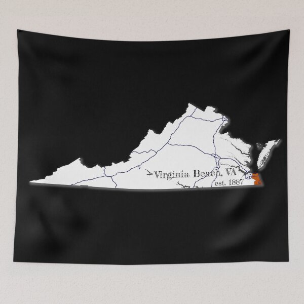 Item preview, Virginia Beach, VA [White] designed and sold by PhilbonianDezin.