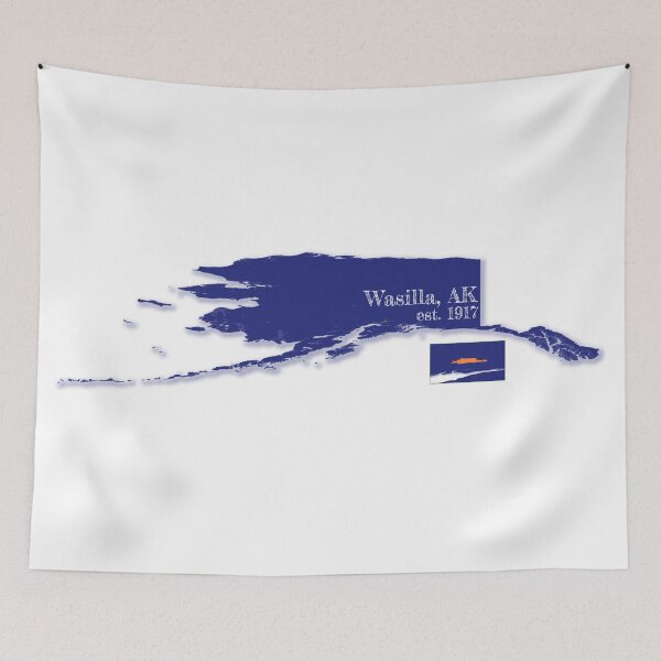 Item preview, Wasilla, AK [Blue] designed and sold by PhilbonianDezin.