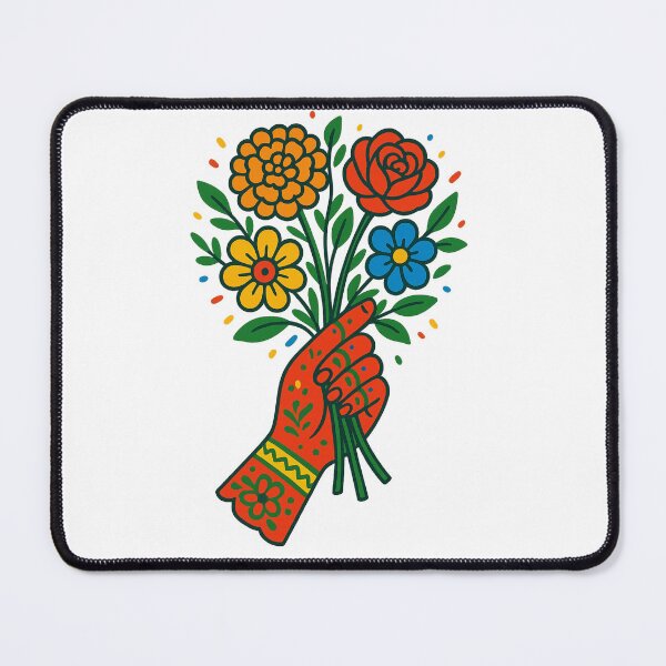 Item preview, Hand & Flowers designed and sold by NoRestDesigns.