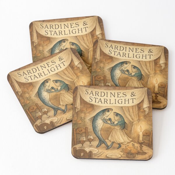 Item preview, Canned Romance - Tinned Fish Gourmet Date Night Tee designed and sold by TONSNAP.