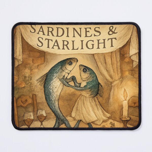 Item preview, Canned Romance - Tinned Fish Gourmet Date Night Tee designed and sold by TONSNAP.