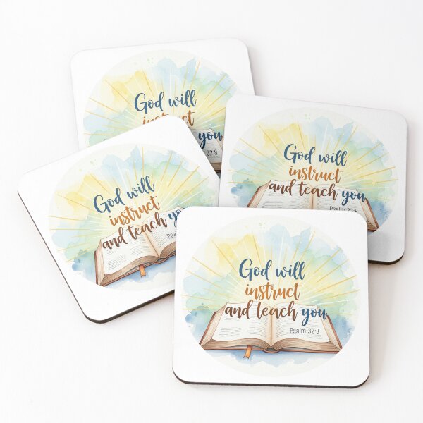 Artikelvorschau, God Will Instruct and Teach You - Open Bible entworfen und verkauft von alwaysadeal.