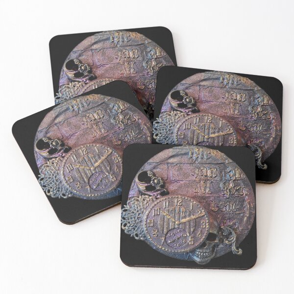 Item preview, The Clock and the Skull designed and sold by SuspendedDreams.