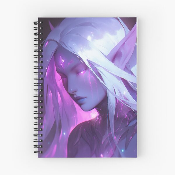 Item preview, Pretty Glowing Purple Elven Alien Anime designed and sold by bubblegoth.