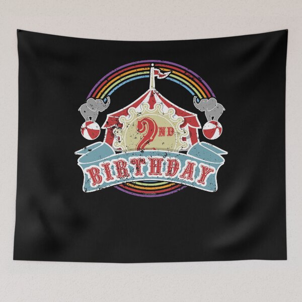 Item preview, Circus Carnival Birthday 2nd Birthday Party Kids Shirt designed and sold by KentuckyGirlTee.