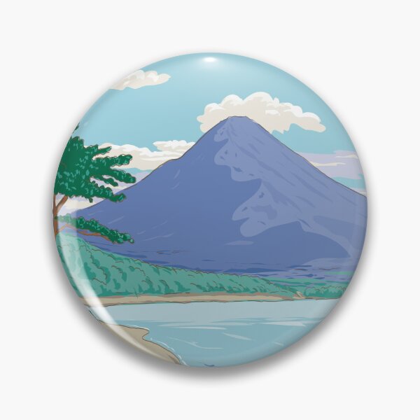 Item preview, Shigetomi Beach in Kirishima-Kinkowan National Park Japan WPA Ukiyo-e Style designed and sold by retrovectors.