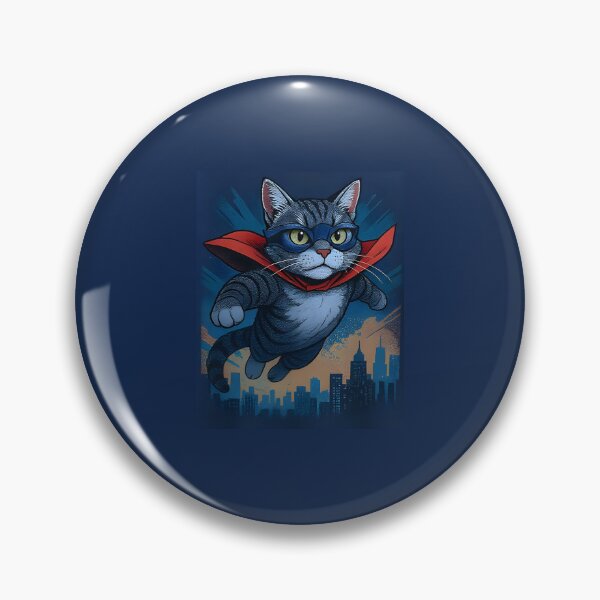 Item preview, Heroic Gray Tabby Cat designed and sold by Uglyandcute.