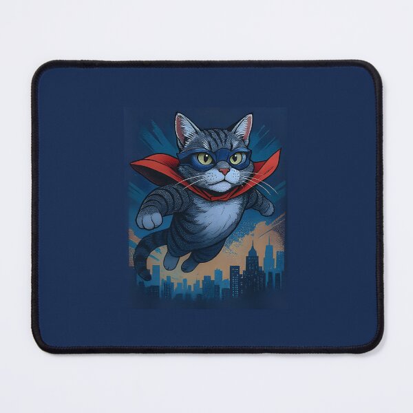 Item preview, Heroic Gray Tabby Cat designed and sold by Uglyandcute.