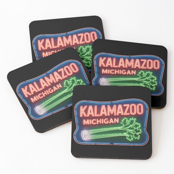 Item preview, Kalamazoo Michigan Neon Celery designed and sold by TheOldMittenIllustrated.