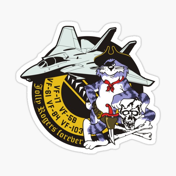 Jolly Rogers Squadron Stickers for Sale | Redbubble