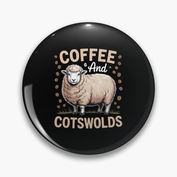 Item preview, Coffee and sheep Cotswold designed and sold by WalshDrawnLaugh.