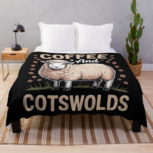 Item preview, Coffee and sheep Cotswold designed and sold by WalshDrawnLaugh.
