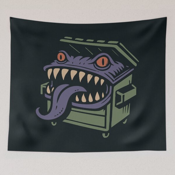 Item preview, Dumpster Monster Funny Fantasy RPG designed and sold by pixeptional.