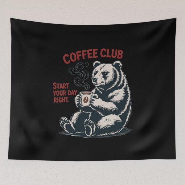 Item preview, Coffee Club Caffeine Coffee designed and sold by WalshDrawnLaugh.