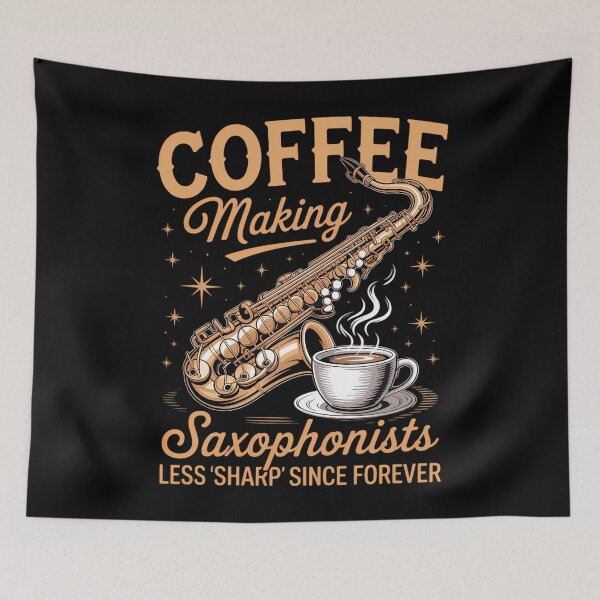 Item preview, Coffee Enthusiast Saxophone Instructor Apparel designed and sold by WalshDrawnLaugh.