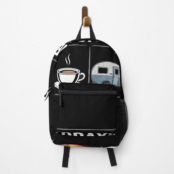 Item preview, Coffee Pop Up Camper Beer Campfire Todays Agenda Camping designed and sold by WalshDrawnLaugh.