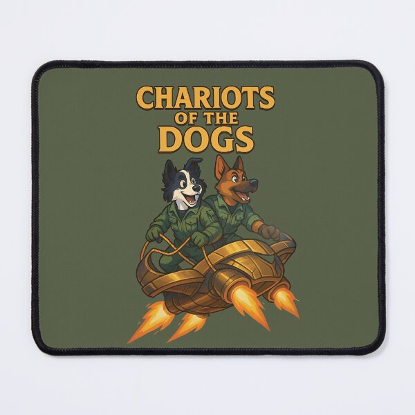 Item preview, Chariots of the Dogs – Border Collie & German Shepherd designed and sold by designs_by_s2.