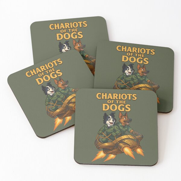 Item preview, Chariots of the Dogs – Border Collie & German Shepherd designed and sold by designs_by_s2.