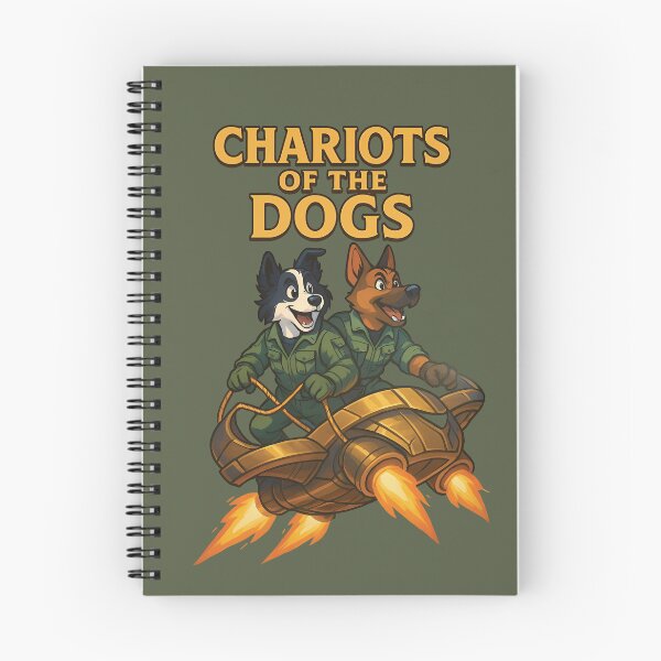 Item preview, Chariots of the Dogs – Border Collie & German Shepherd designed and sold by designs_by_s2.