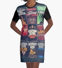 Stephen King Book Fronts Graphic T-Shirt Dress